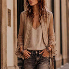 Sabrina - Women's Sheer Floral Embroidered Cardigan 3
