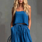 Sienna - Women's Two-Piece Cami & Wide-Leg Pants Set 2