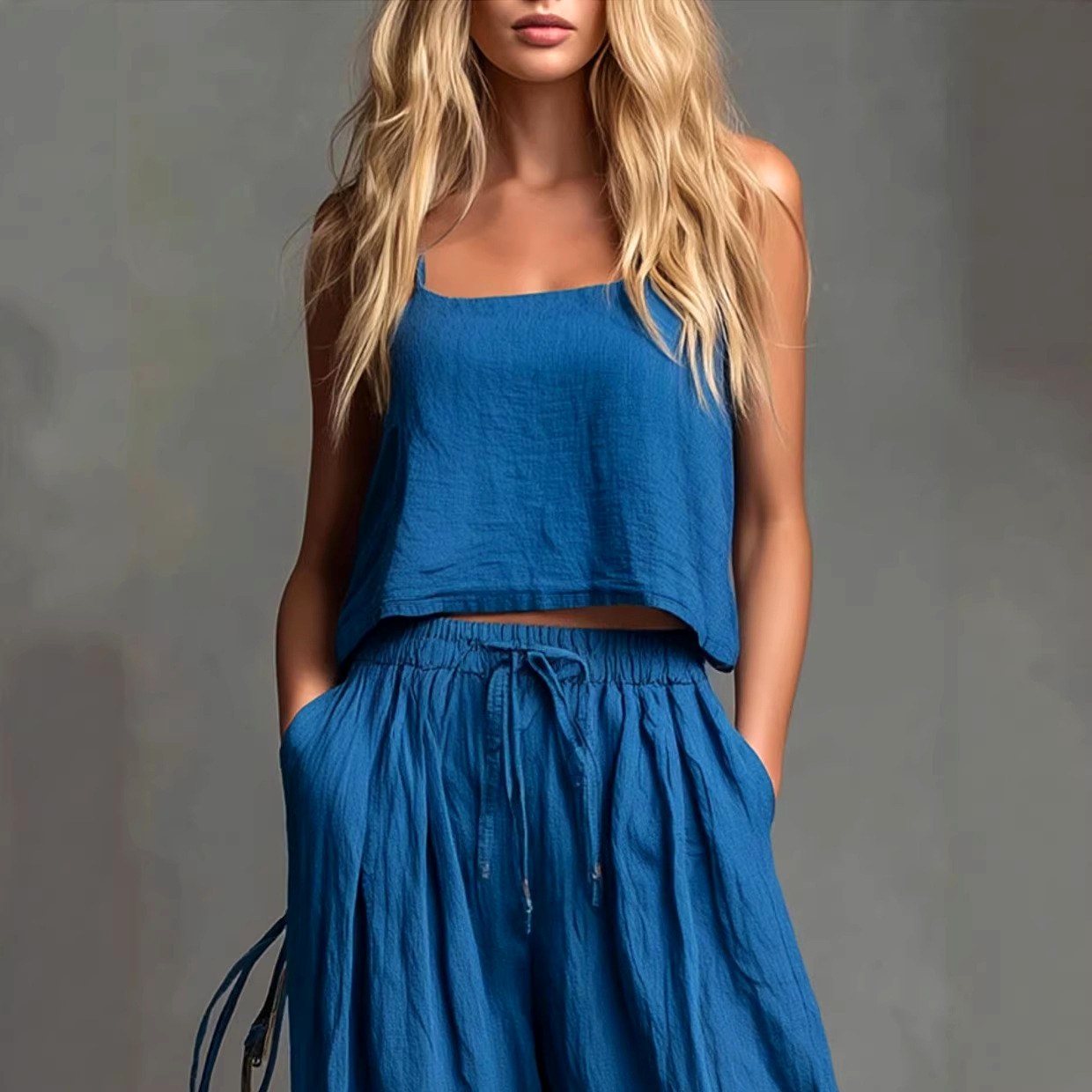 Sienna - Women's Two-Piece Cami & Wide-Leg Pants Set 2