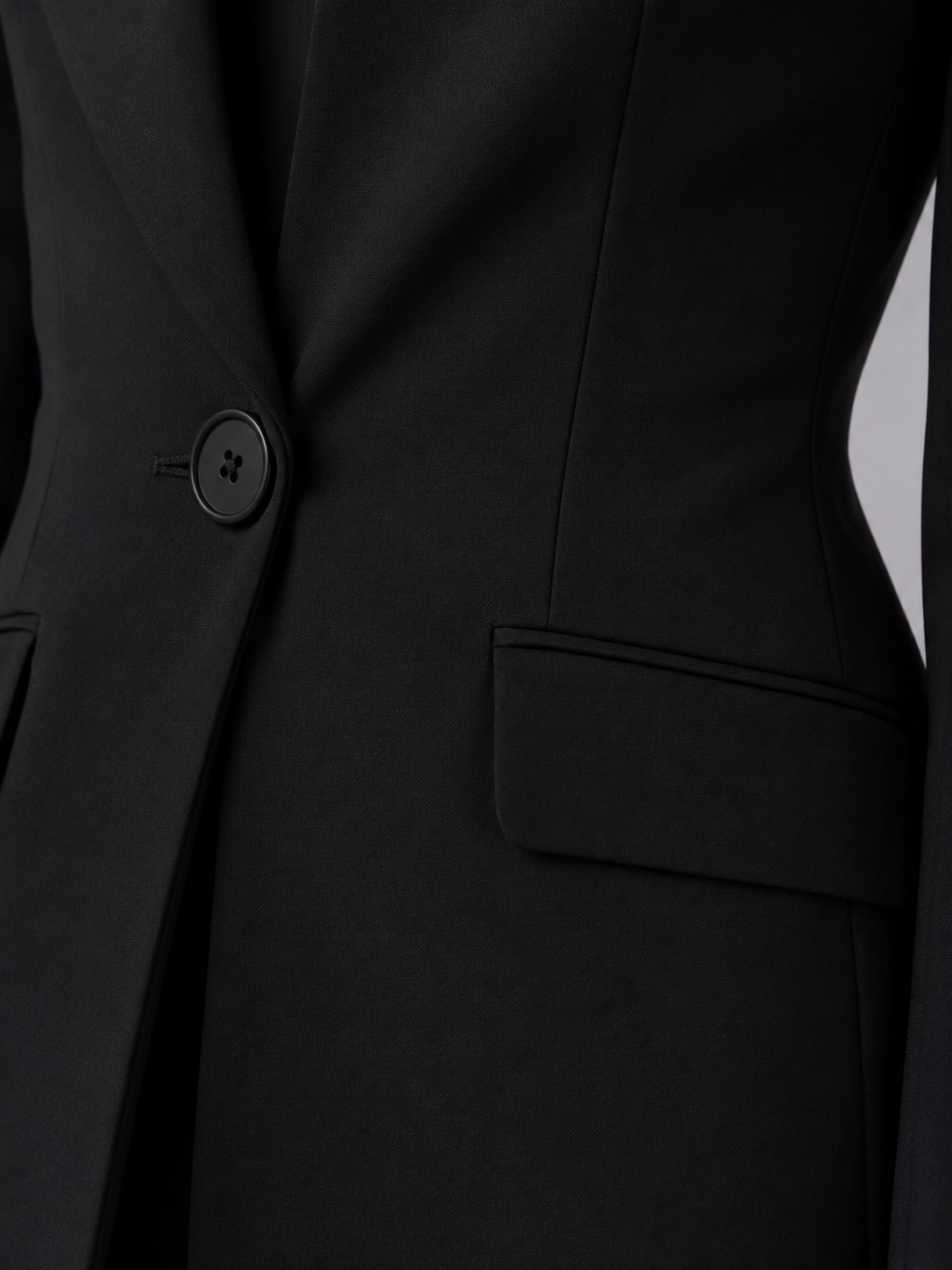 Teresa - Women's Single-Button Collarless Tailored Suit
