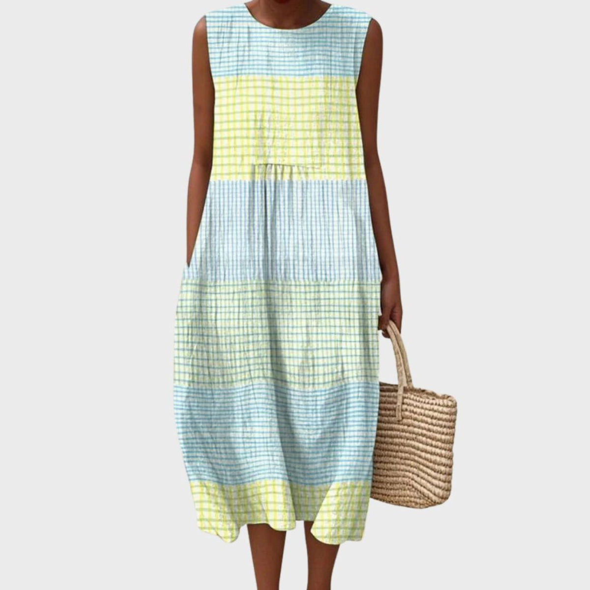 Willow - Women's Tiered Gingham Dress