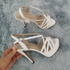 Wynne - Women's Crisscross Strappy Platform Heels